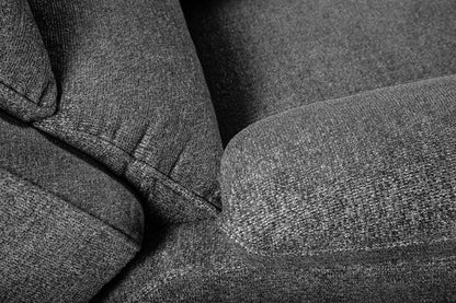 Chandler 37 Chenille Fabric Power Reclining Chair - Grey | Fauteuil inclinable électrique Chandler de 37 po en tissu de chenille - gris