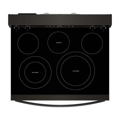 Cuisinière électrique Whirlpool de 5,3 pi3 avec friture à air sans préchauffage - acier inoxydable noir - YWFES5030RV  | Cuisinière électrique Whirlpool de 5,3 pi3 avec friture à air sans préchauffage - acier inoxydable noir - YWFES5030RV  | YWFES5RV
