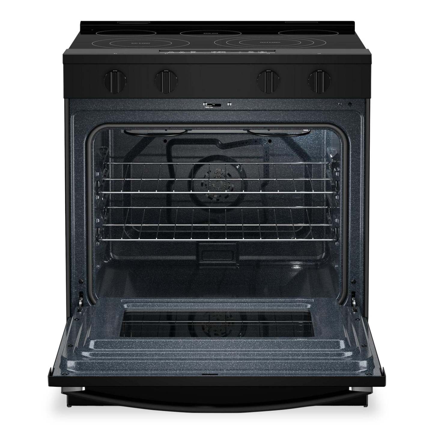 Cuisinière électrique Whirlpool de 30 po et de 5,3 pi³ avec cuisson à air - noire - YWSES5030SB