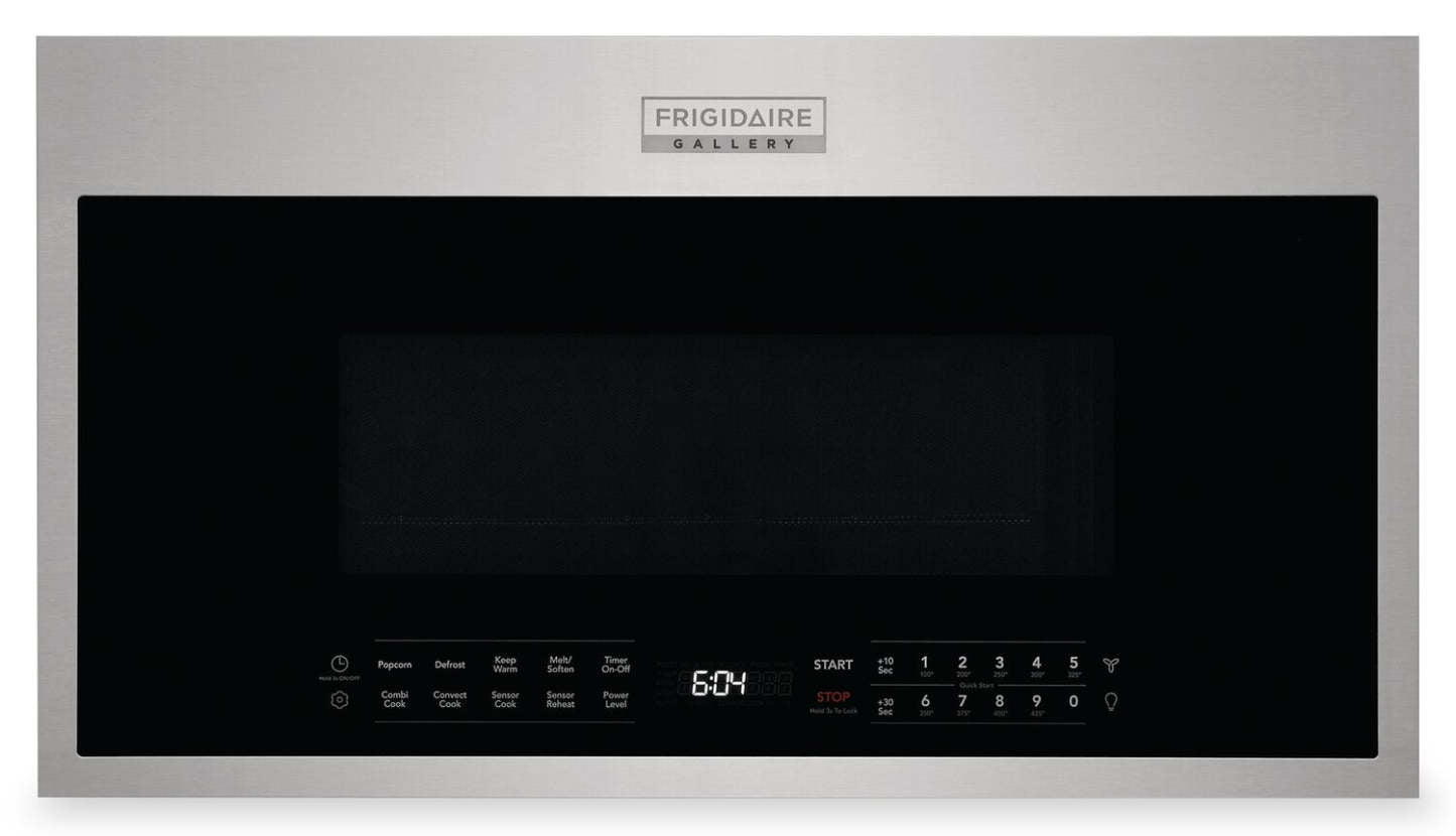 Galerie Frigidaire 1,9 Cu. Fort. Four à micro-ondes avec cuisson par convection et cuisson par capteur - Sm… | Four à micro-ondes à hotte intégrée Frigidaire Gallery de 1,9 pi³ avec cuisson par convection et cui…
