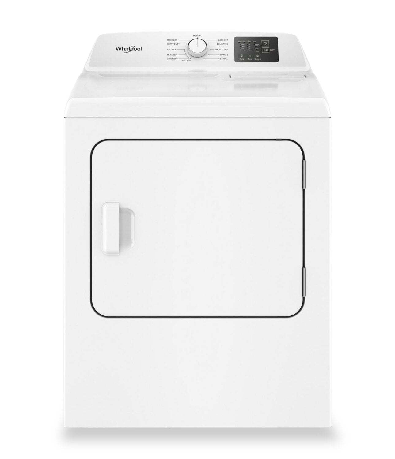 Laveuse à chargement par le haut 4,8 pi3 et sécheuse électrique 7 pi3 avec détection automatique de Whirlpool - blanches