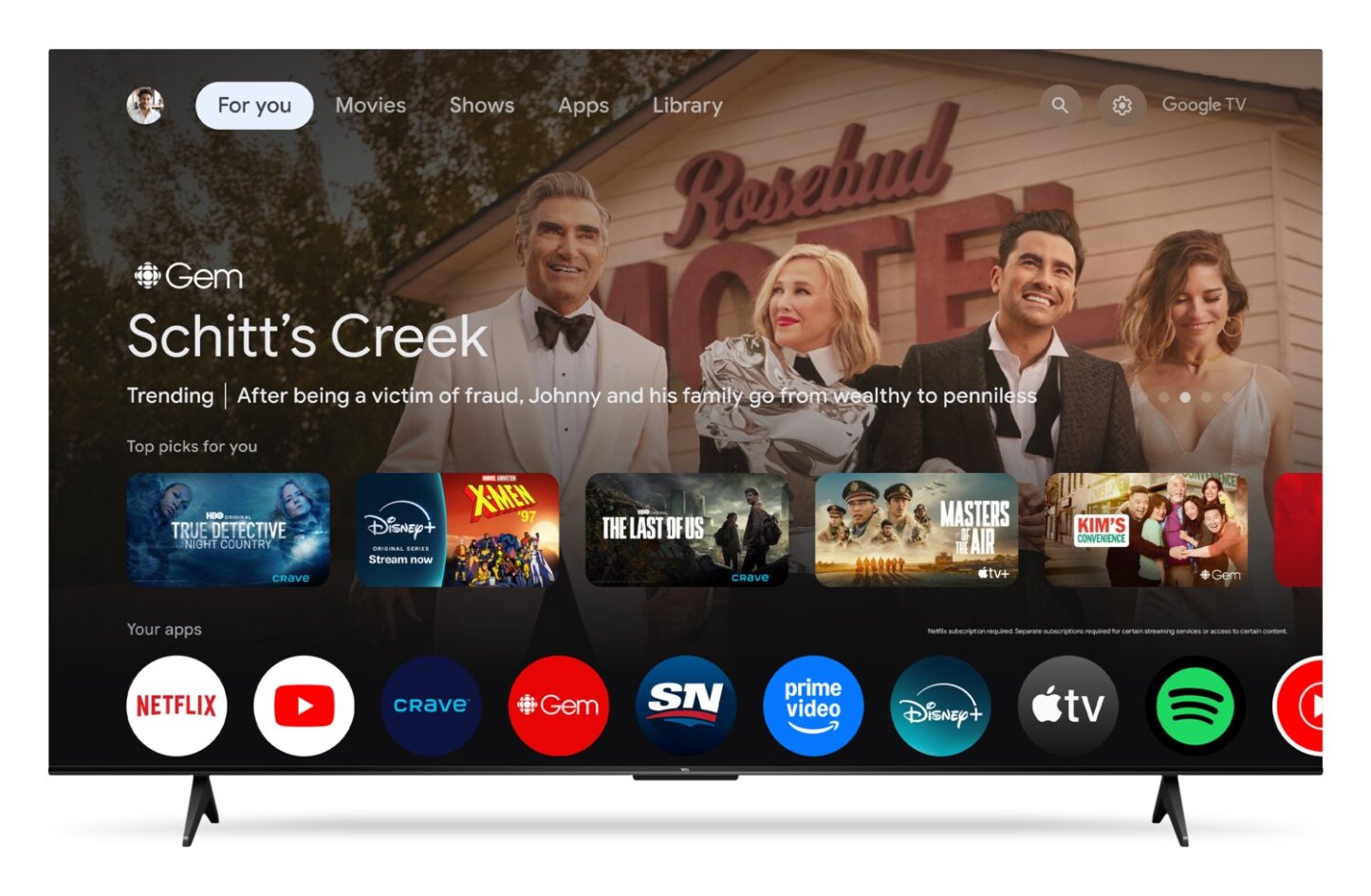 TCL 75 S45K 4K UHD Google Smart TV | Téléviseur intelligent TCL S45K UHD 4K de 75 po avec Google TVMC