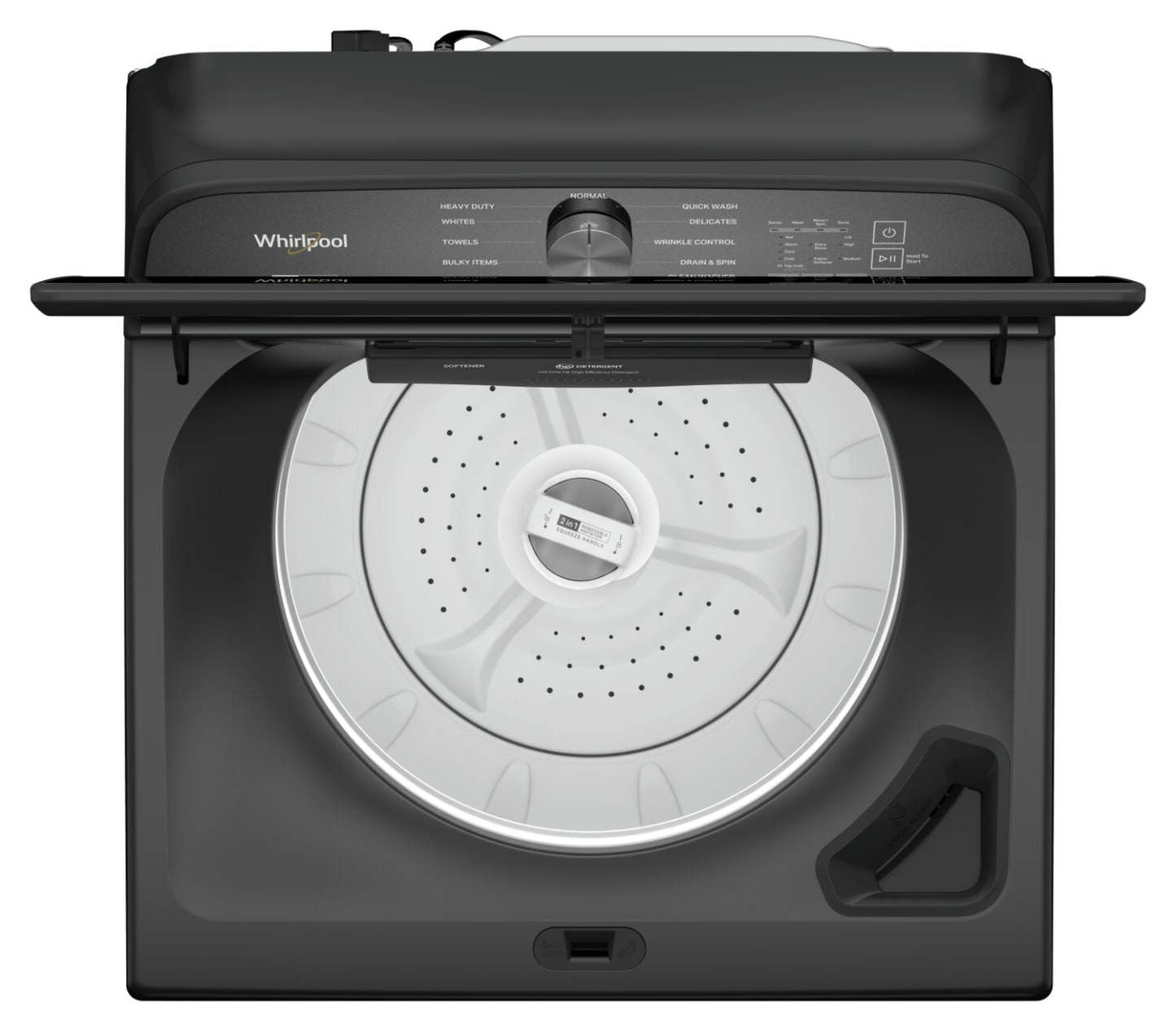 Laveuse Whirlpool à chargement par le haut de 6,1 pi³ - noir volcan - WTW6157PB