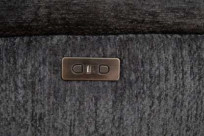 Atlantis 38 Fauteuil à inclinaison électrique en tissu avec position zéro gravité - gris foncé