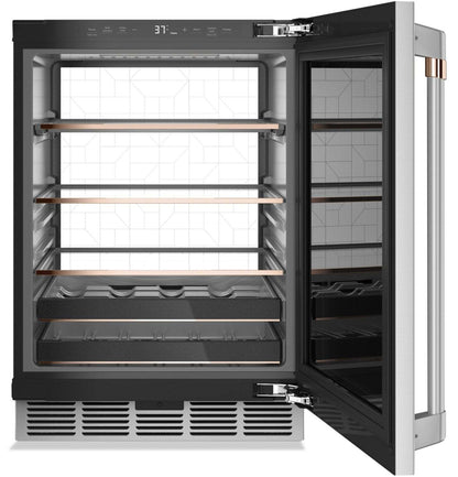 Réfrigérateur Café de 5,1 pi³ et de 24 po avec zone de boissons Beverage CenterMC - acier inoxydable…