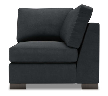 Fauteuil carré en coin Track de la collection Sofa Lab - Pax Pepper | TR882949