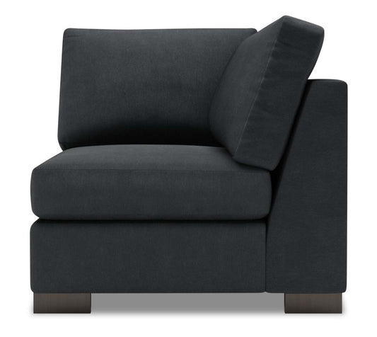 Fauteuil carré en coin Track de la collection Sofa Lab - Pax Pepper | TR882949