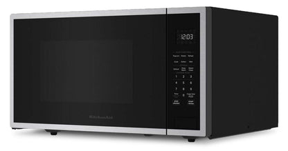 KitchenAid 1,6 Cu. Fort. Micro-ondes de comptoir – Acier inoxydable PrintShield - YKMCS122SPS | Four à micro-ondes de comptoir KitchenAid de 1,6 pi3 - acier inoxydable PrintShieldMC - YKMCS122SPS