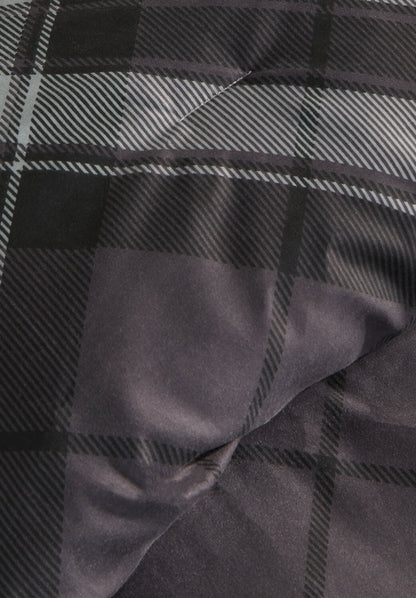 Ensemble d'édredon William 4 pièces pour lit double/grand lit - Gris | Ensemble d'édredon William 4 pièces pour lit double ou grand lit - gris | WLIAM4FQ