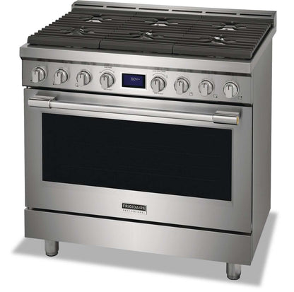 Cuisinière à gaz Frigidaire Professional de 4,4 pi³ à convection véritable avec surface de cuisson à six brûleurs - Smudge-P…