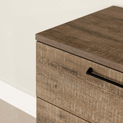 Commode à 6 tiroirs pour chambre à coucher Everley, 51,3 L x 31,3 H - Marron | Commode Everley de 51,3 po (L) x 31,3 po (H) à 6 tiroirs pour la chambre à coucher - marron