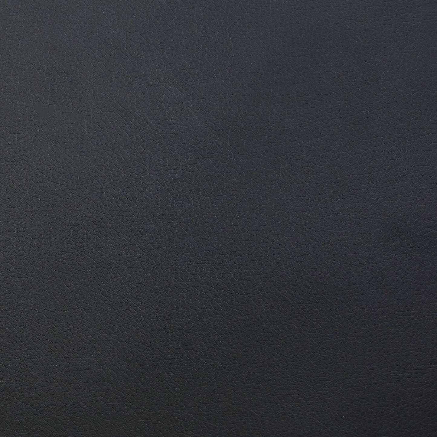 Tabouret de bar Cole en tissu de cuir végétalien et en métal - noir