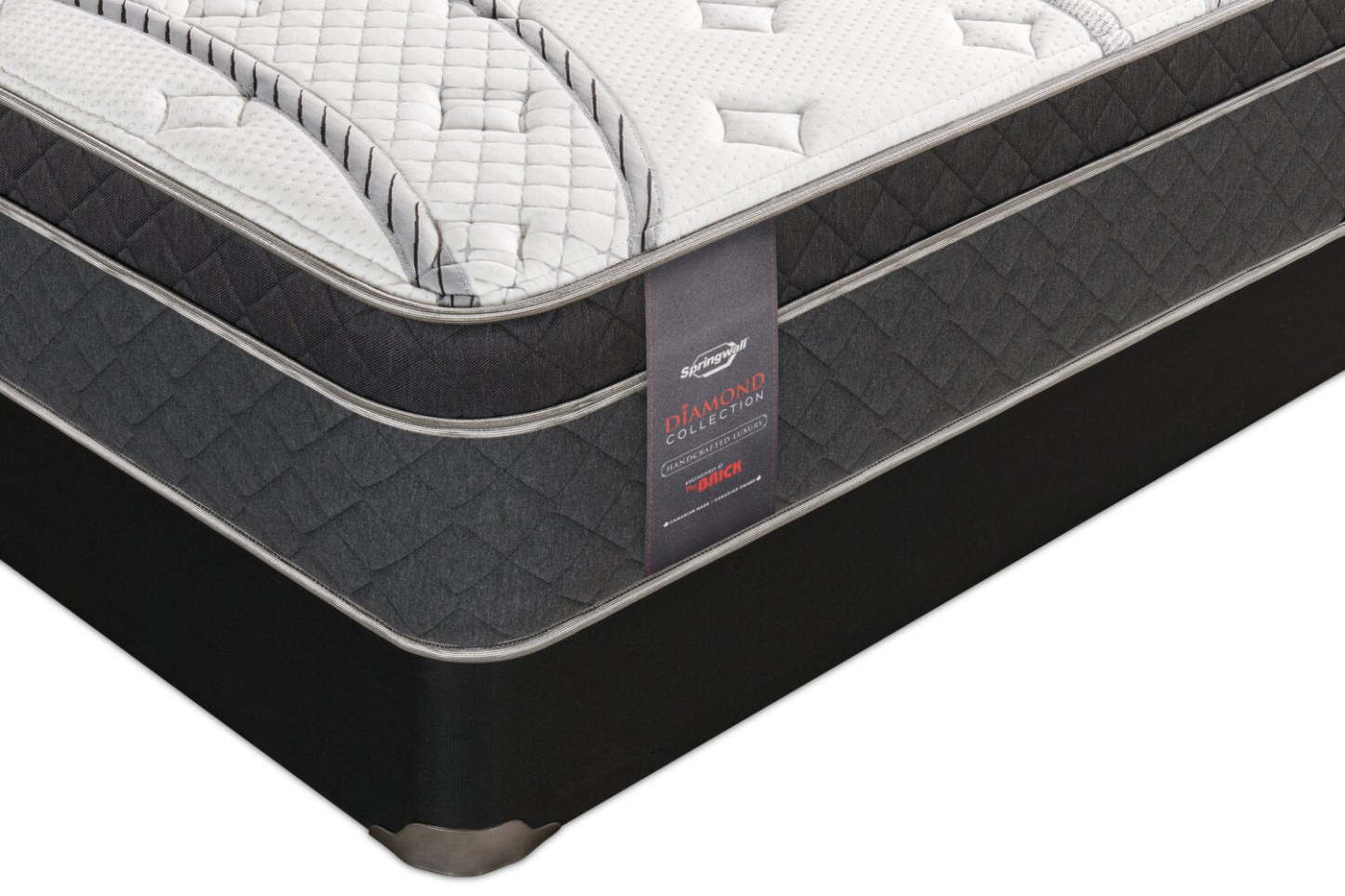 Ensemble matelas à Euro-plateau Radiant de Springwall pour lit double
