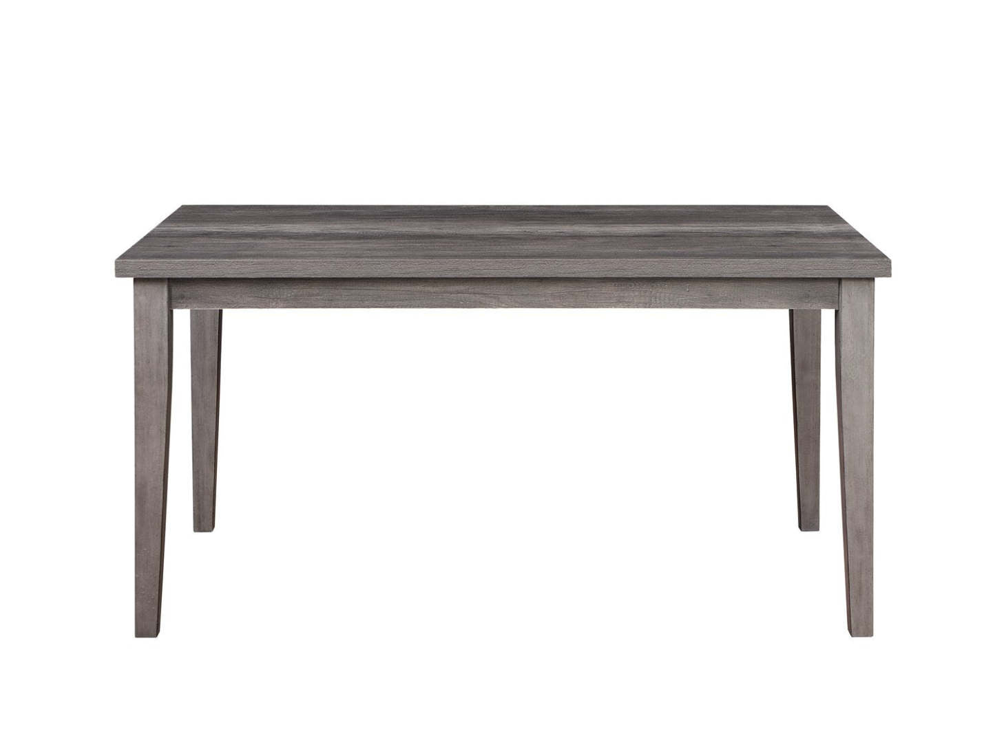 Krew Ensemble de salle à manger 7 pièces avec table et 6 chaises, mélamine, 60 W - Gris | Ensemble de salle à manger Krew 7 pièces en mélamine avec table de 60 po (L) et 6 chaises - gris