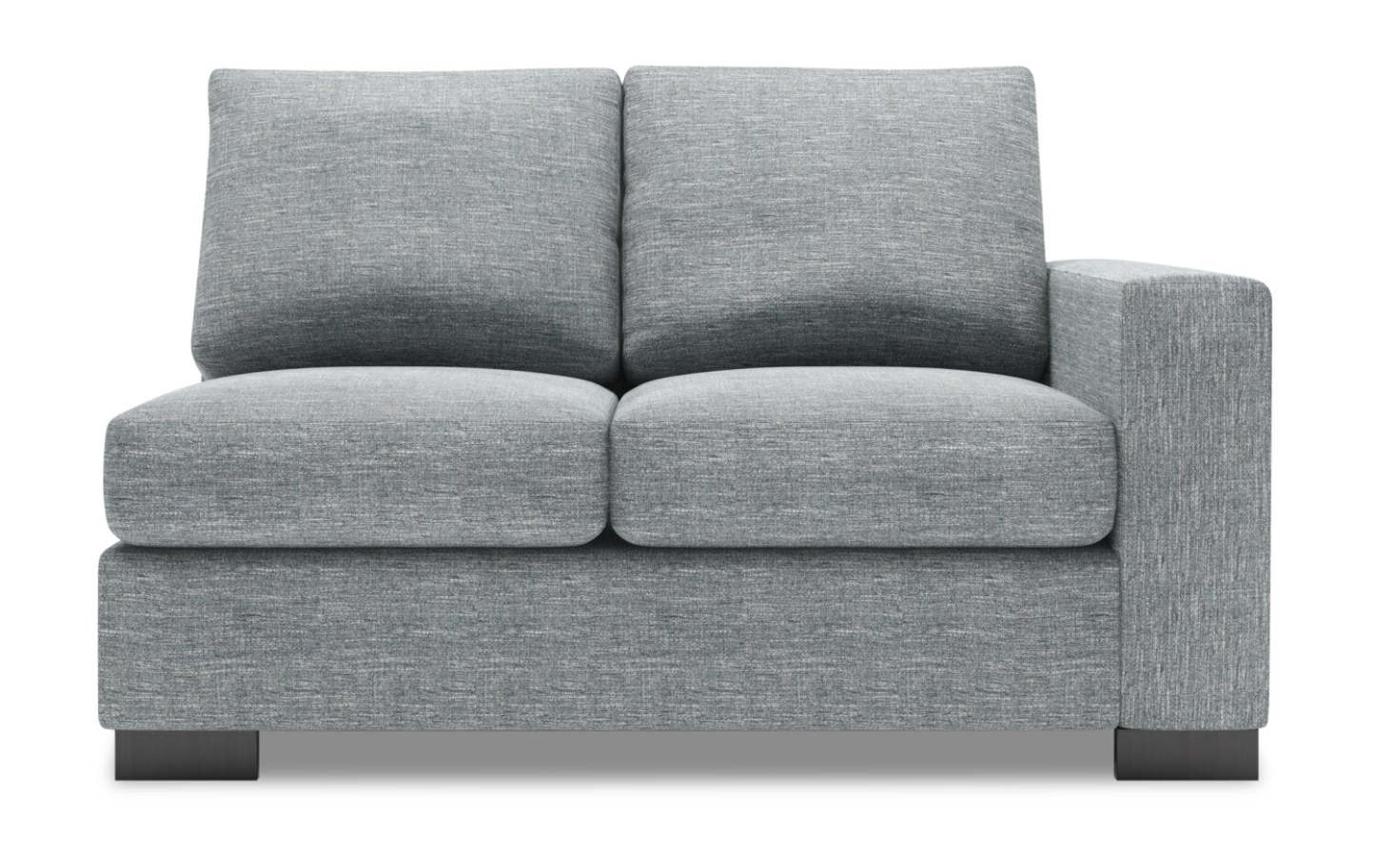 Sofa Lab Track RAF Loveseat - Luna Pewter | Causeuse de droite Track de la collection Sofa Lab - Luna Pewter | TR222291