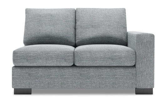 Sofa Lab Track RAF Loveseat - Luna Pewter | Causeuse de droite Track de la collection Sofa Lab - Luna Pewter | TR222291