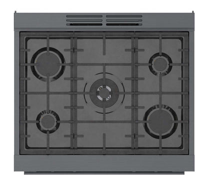 Bosch Série 800 3,7 Cu. Fort. Cuisinière à gaz autoportante de style industriel - HGS8045UC | Cuisinière à gaz amovible Bosch de série 800 de 3,7 pi3 de style industriel - HGS8045UC | HGS8045U