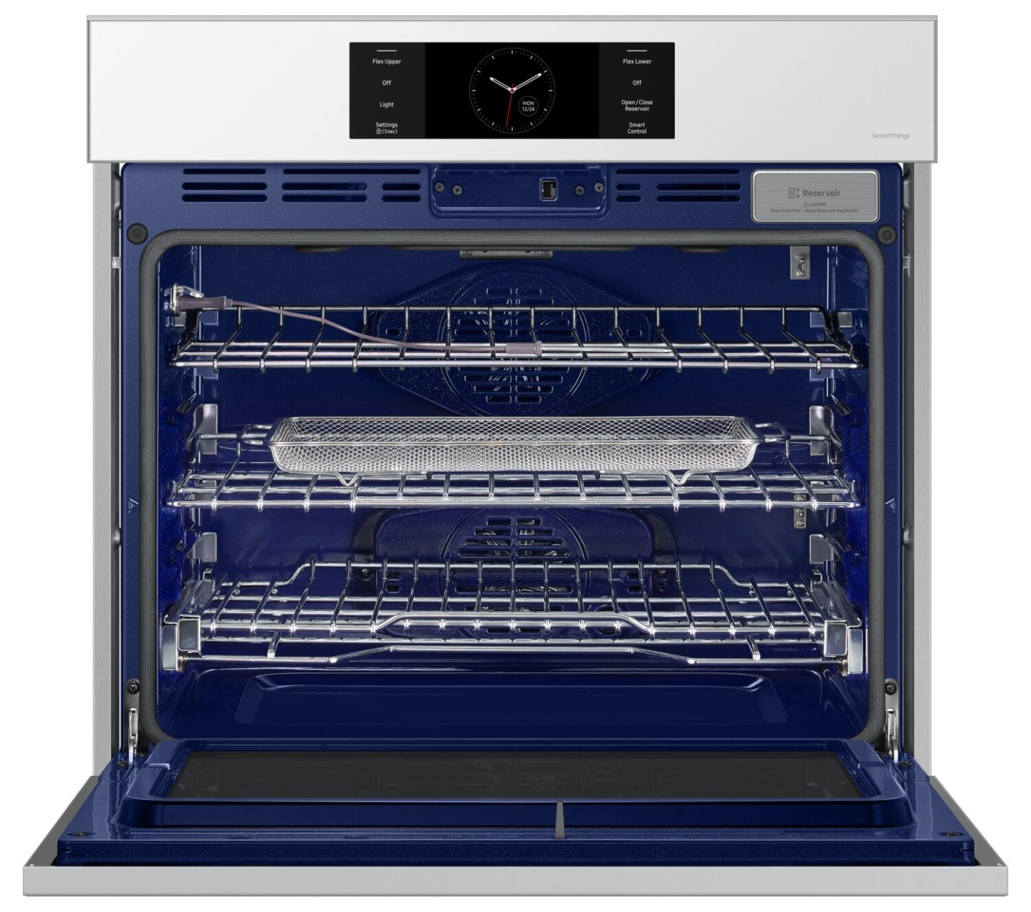 Four mural simple électrique Samsung de 30 po et de 5,1 pi³ avec caméra AI Pro Cooking™ et Air Sous Vide - W…