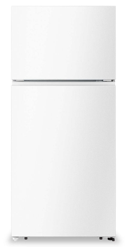 Réfrigérateur Hisense de 30 18 pi³ à congélateur supérieur - blanc - RT18A2FWD | Hisense 30 18 Cu. Fort. Réfrigérateur à congélateur supérieur - Blanc - RT18A2FWD