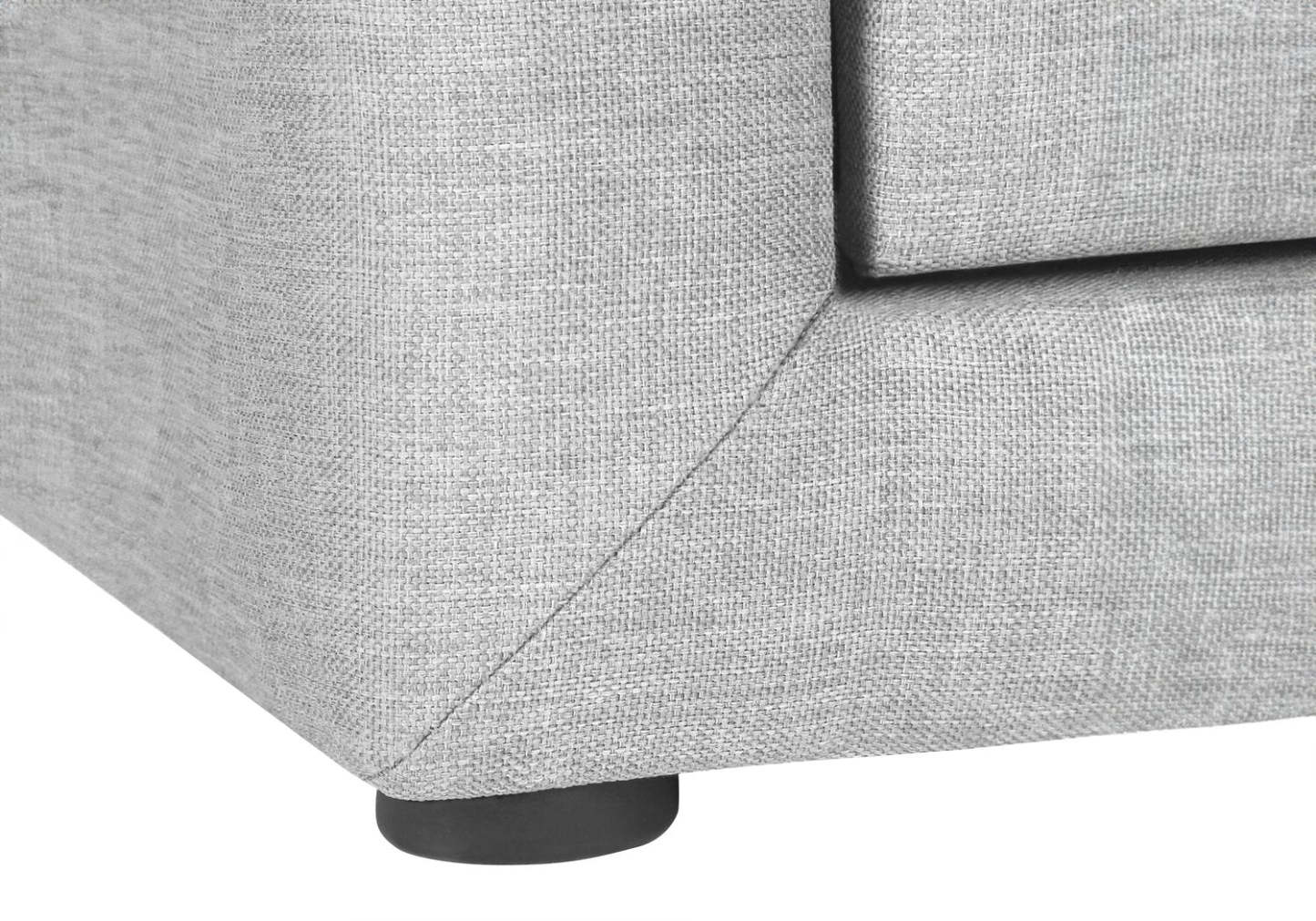 Table de nuit rembourrée à 2 tiroirs Zara, 20,5 L x 20,75 H - Gris | Table de nuit rembourrée Zara de 20,5 po (l) x 20,75 po (H) à 2 tiroirs - grise