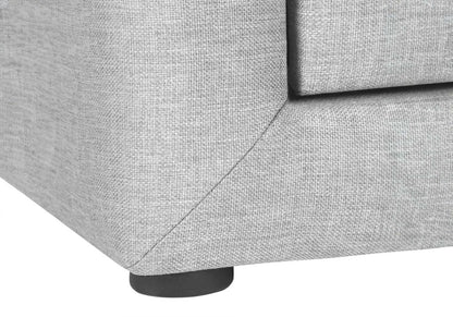 Table de nuit rembourrée à 2 tiroirs Zara, 20,5 L x 20,75 H - Gris | Table de nuit rembourrée Zara de 20,5 po (l) x 20,75 po (H) à 2 tiroirs - grise