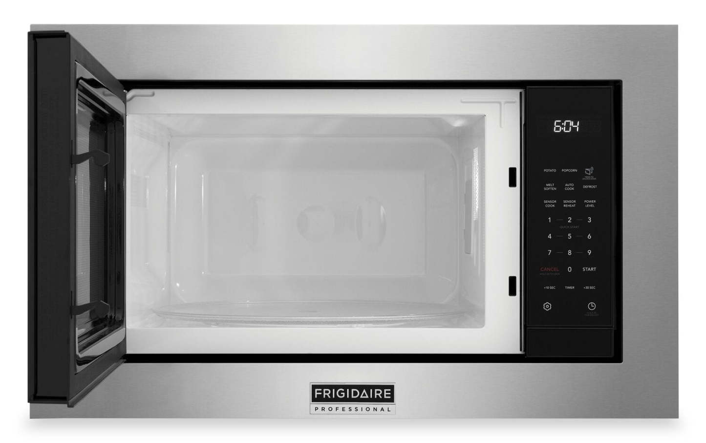 Frigidaire Professionnel 2,2 Cu. Fort. Micro-ondes encastrable - Acier inoxydable Smudge-Proof® - PMBS3080BF | Four à micro-ondes encastrable Frigidaire Professionnel de 2,2 pi3 - acier inoxydable Smudge-ProofMC - PMBS3080BF | PMBS30BF
