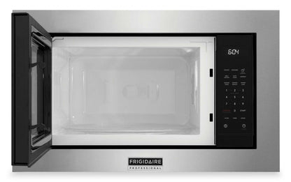 Frigidaire Professionnel 2,2 Cu. Fort. Micro-ondes encastrable - Acier inoxydable Smudge-Proof® - PMBS3080BF | Four à micro-ondes encastrable Frigidaire Professionnel de 2,2 pi3 - acier inoxydable Smudge-ProofMC - PMBS3080BF | PMBS30BF