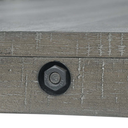 Table de salle à manger Alto avec extension 65-83 W, base à tréteaux - Gris | Table de salle à manger Alto de 65 po à 83 po (L) avec rallonge et base à tréteaux - grise