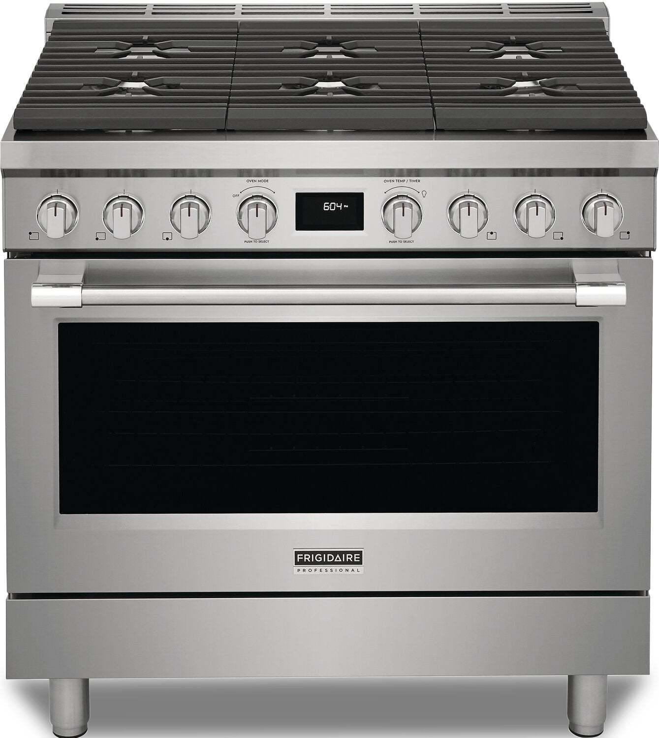 Cuisinière hybride Frigidaire Professionnelle de 4,4 pi³ avec convection à 2 ventilateurs et surface de cuisson à 6 brûleurs…
