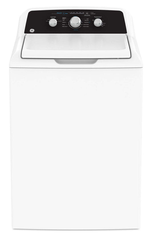 GE 4.4 Cu Ft. Top Load Washer – White - GTW334BMRWS | Laveuse GE à chargement par le haut de 4,4 pi³ - blanche - GTW334BMRWS