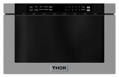 Cuisine Thor 24 1,2 Cu. Fort. Tiroir micro-ondes encastrable - TMD2402 | Tiroir quatre à micro-ondes encastré Thor Kitchen de 24 po et de 1,2 pi3 - TMD2402 | TMD2402S