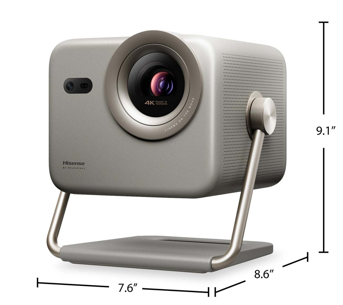 HISENSE 65-200 M2 Pro Triple Laser 4K UHD Smart VIDAA OS Mini Projector (M2 Pro) | Mini projecteur intelligent M2 Pro de Hisense UHD 4K de 65 po à 200 po à triple laser avec système d’exploitation VIDAA (M2 Pro)