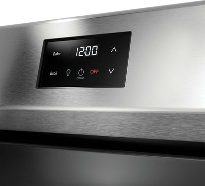 Cuisinière électrique Frigidaire de 5,3 pi³ avec élément à ébullition rapide et surface de cuisson à cinq éléments - Acier inoxydable…