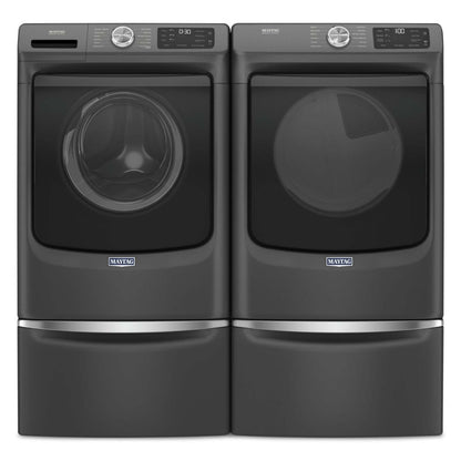 Maytag 5,5 pi³ Laveuse à chargement frontal et 7,3 pi³ Sécheuse à gaz avec Extra Power | Laveuse à chargement frontal de 5,5 pi³ et sécheuse à gaz de 7,3 pi³ avec Extra Power de Maytag | MAFL66BG
