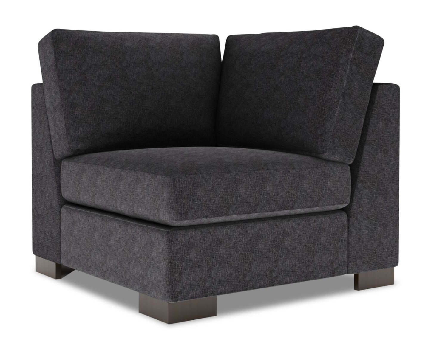 Sofa Lab Track Square Wedge - Luxury Charcoal | Fauteuil carré en coin Track de la collection Sofa Lab - Luxury Charcoal | TR882993