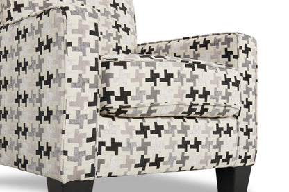 Fauteuil d'appoint en tissu Sawyer 31 - multicolore | Fauteuil d'appoint Sawyer de 31 po en tissu - multicolore