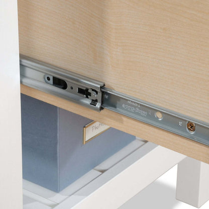 Joana 65.12 Bureau en forme de L - blanc doux | L-Shaped Office Desk Joana de 65,12 po - Soft White