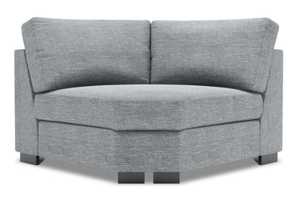 Sofa Lab Track Curved Wedge - Luna Pewter | Fauteuil courbé en coin Track de la collection Sofa Lab - Luna Pewter | TR842291