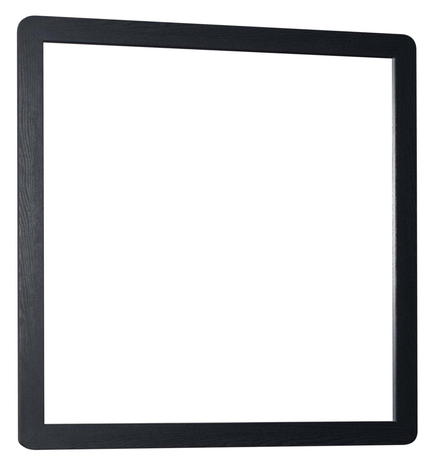 Miroir de commode de chambre à coucher Milan - noir