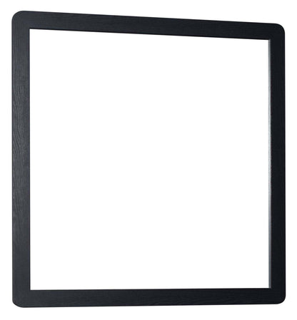 Miroir de commode de chambre à coucher Milan - noir