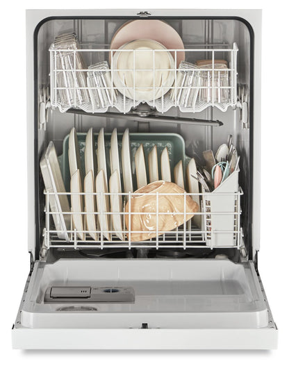 Lave-vaisselle Whirlpool 24 57 dBA à commande frontale encastrable - Blanc - WDF341PAPW | Lave-vaisselle encastré Whirlpool de 24 po et de 57 dBA avec commandes à l'avant - blanc - WDF341PAP…