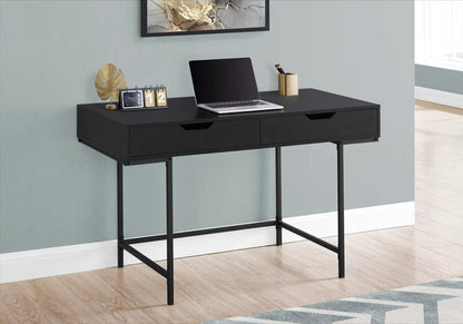 Bureau Butler 47.25 avec 2 tiroirs - Noir|Bureau Butler de 47,25 po à 2 tiroirs - noir