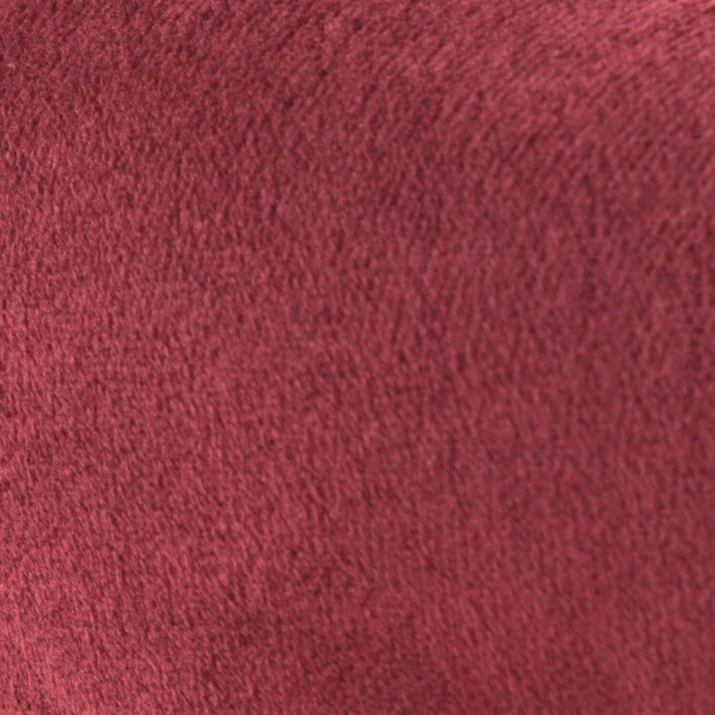 Pouf rond Adell de 17 po en tissu avec base dorée - rouge