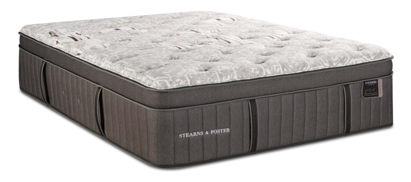 Stearns & Foster Founders Collection Derby County Eurotop Queen Mattress | Matelas Eurotop Derby County de la collection Founders de Stearns & Foster pour lit queen | DERBYCQM