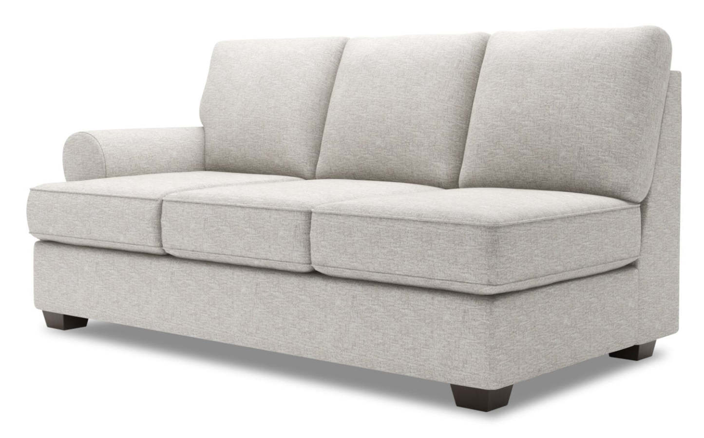 Canapé Lab Roll LAF Canapé - Luxe Argent | Canapé de gauche Roll de la collection Sofa Lab - Luxe Argent | RO132793