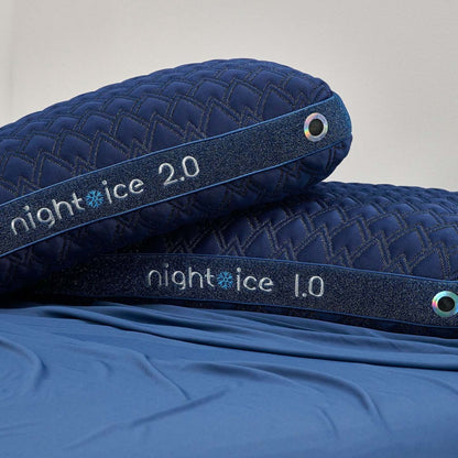 BEDGEAR Oreiller performant Night Ice 2.0 – Dormeur sur le dos | Oreiller haute performance Night Ice 2.0 de BEDGEAR - pour dormeur sur le dos