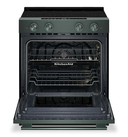 Cuisinière électrique KitchenAid de 30 po et de 5,3 pi³ – genièvre - YKSES530SJP | KitchenAid 30 5.3 Cu. Ft. Electric Range – Juniper - YKSES530SJP