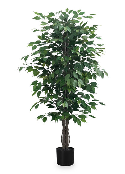 58 Ficus artificiels en 6 pots | Ficus artificiel de 58 po en pot de 6 po