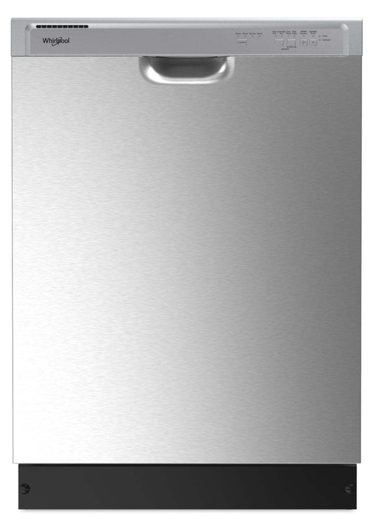 Lave-vaisselle encastrable à commande frontale Whirlpool 24 57 dBA - Acier inoxydable - WDF341PAPM | Lave-vaisselle encastré Whirlpool de 24 po et de 57 dBA avec commandes à l'avant - acier inoxydable …