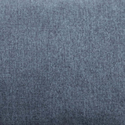 Canapé sectionnel Kassia de Kort &amp; Co. 2 pièces en tissu d'apparence lin avec base et pattes en bois - bleu